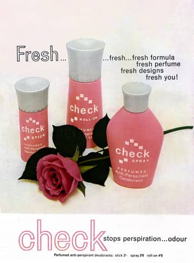 1962 Check Stick Roll-On and Spray