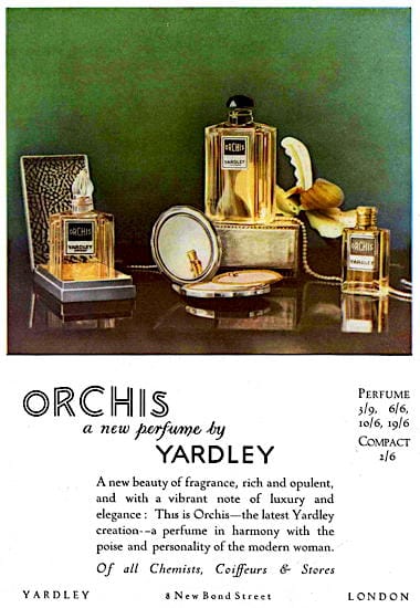 1931 Yardley Orchis