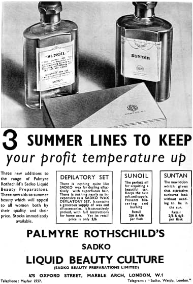 1934 Sadko Wax Depilatory Se