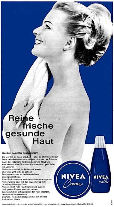 1964 Nivea Creme and Milk